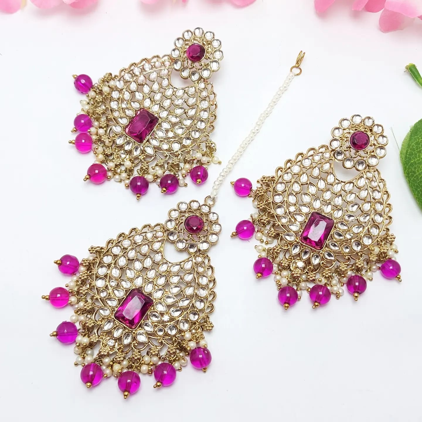 Kundan earrings