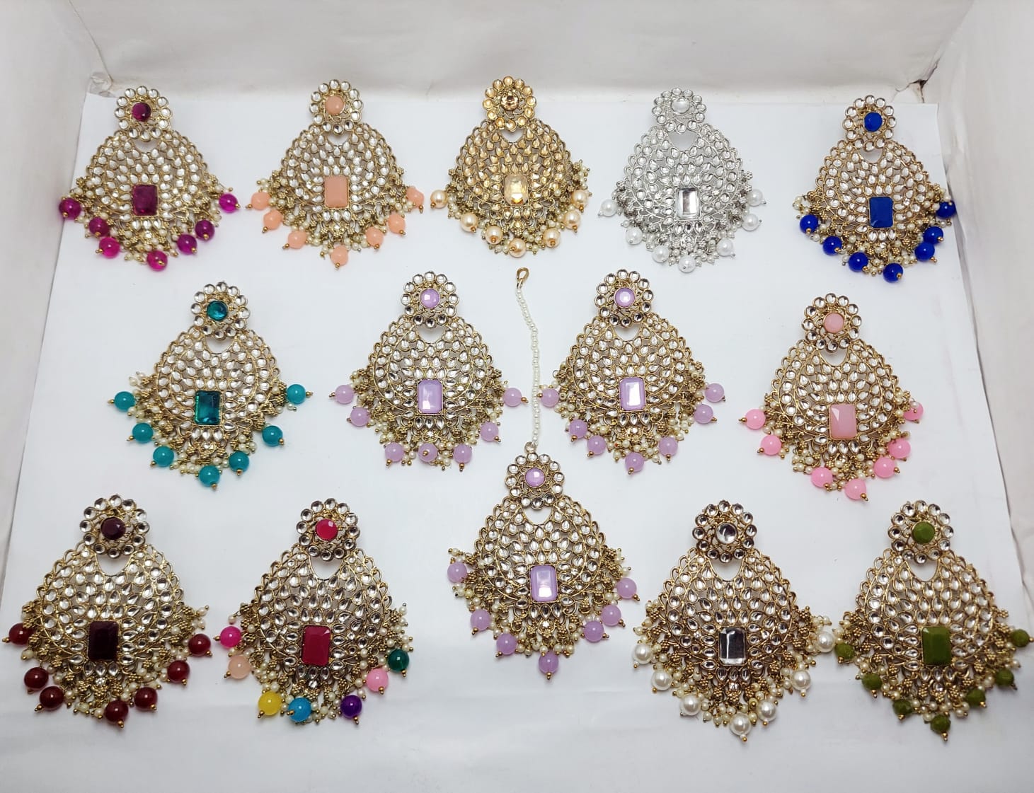 Kundan earrings