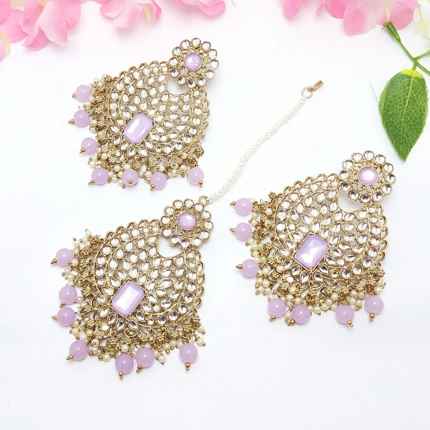 Kundan earrings