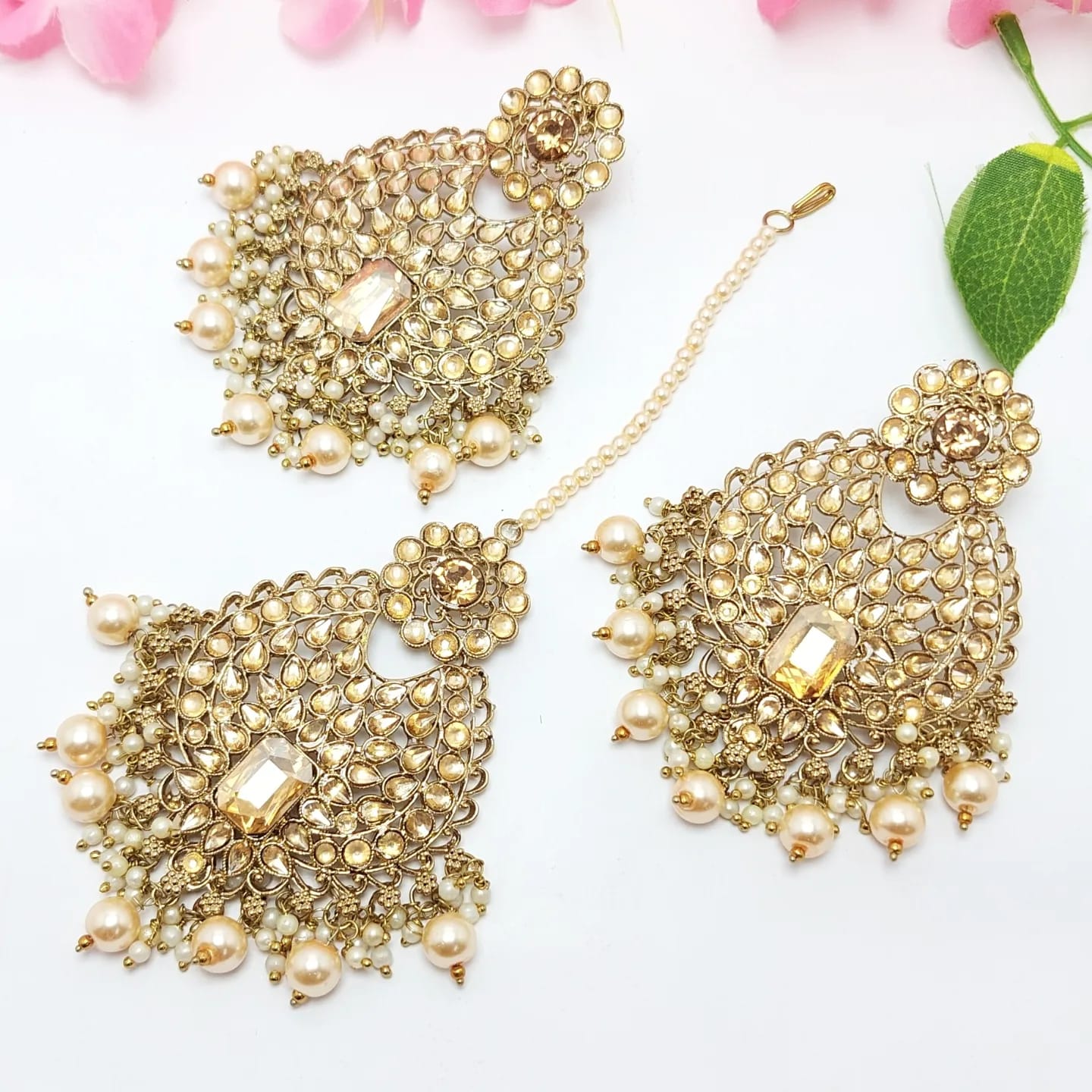 Kundan earrings