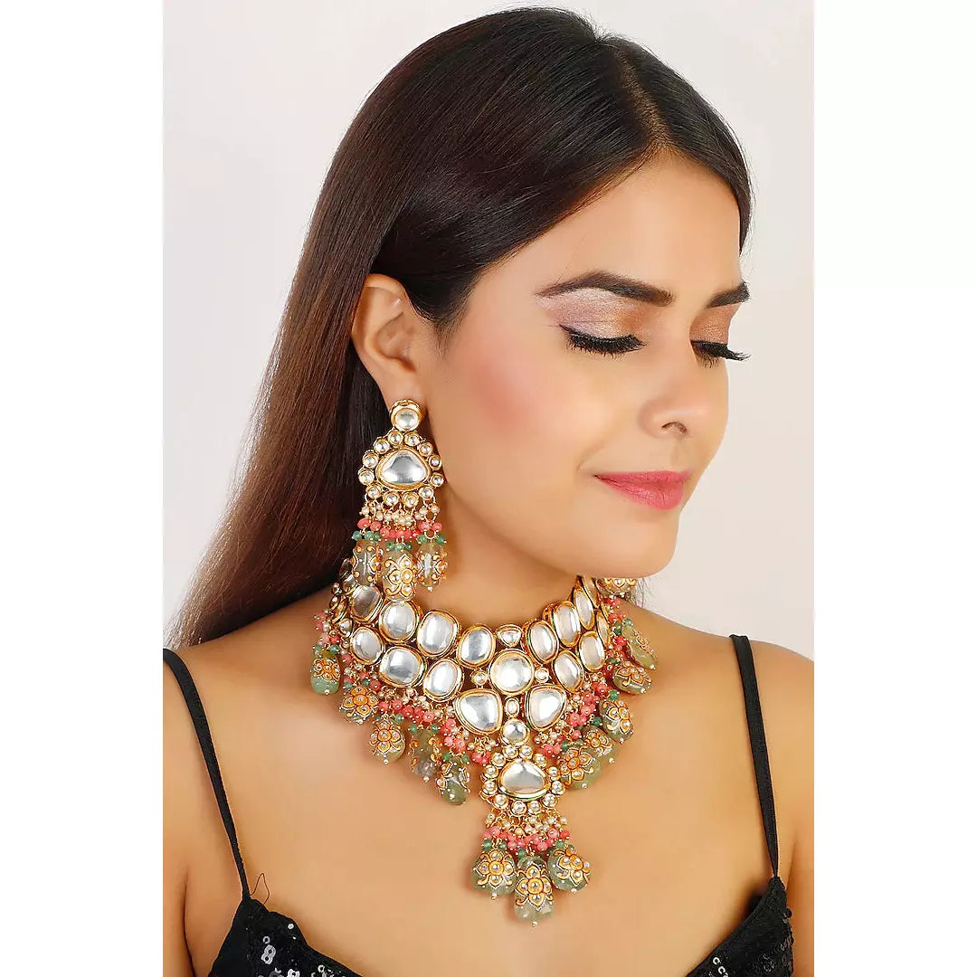 Ethnic choker necklace