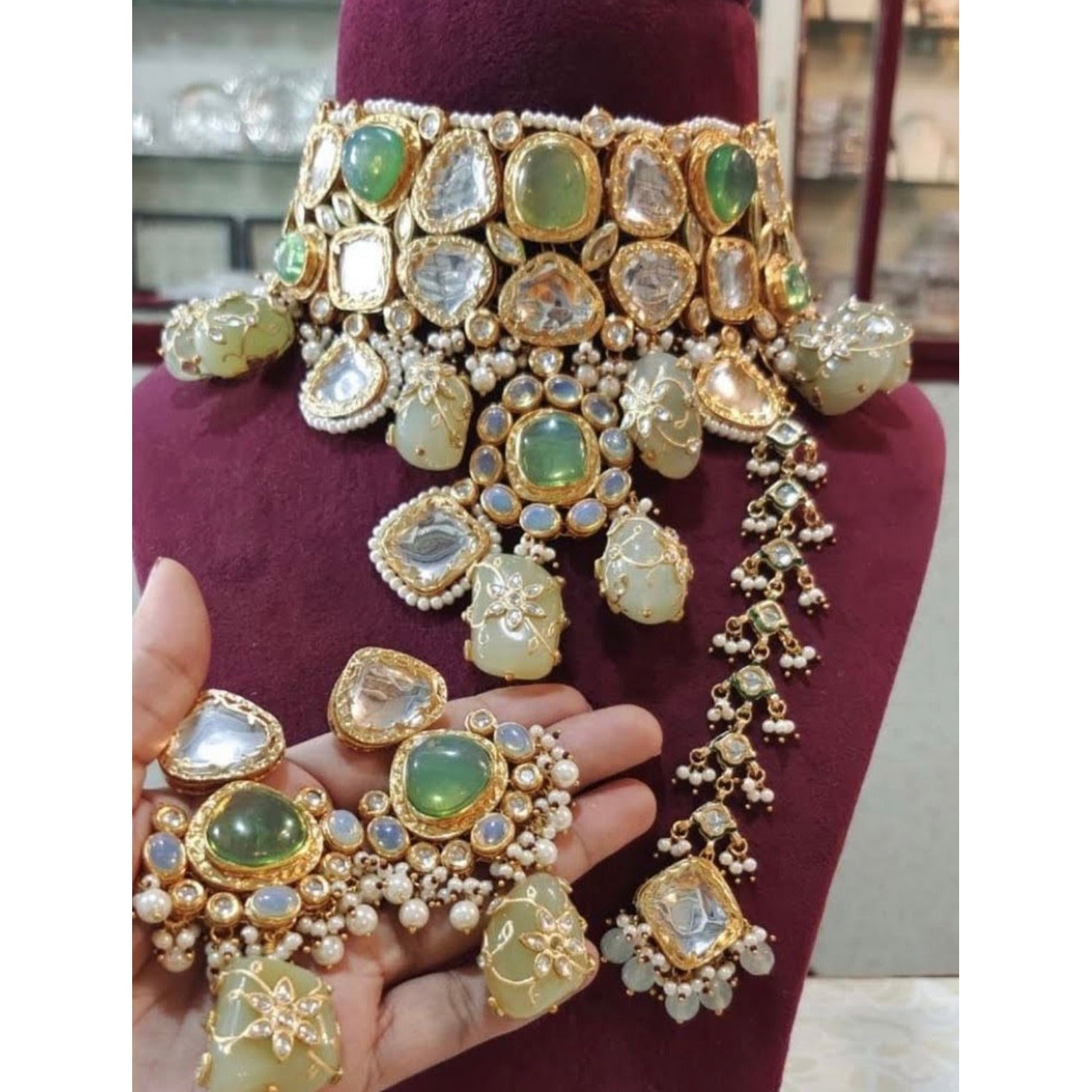 Deepika Kundan Bridal Jewelry