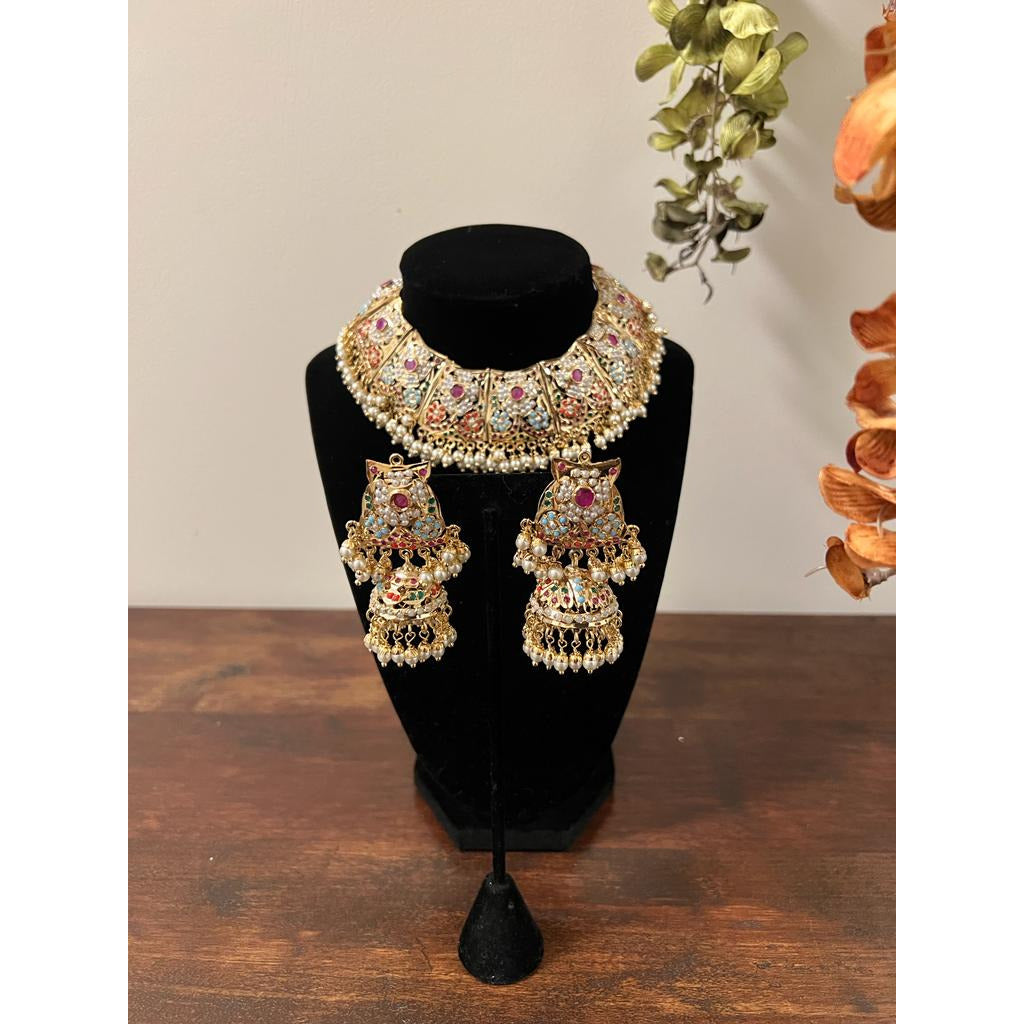 Maharani Meenakari Necklace