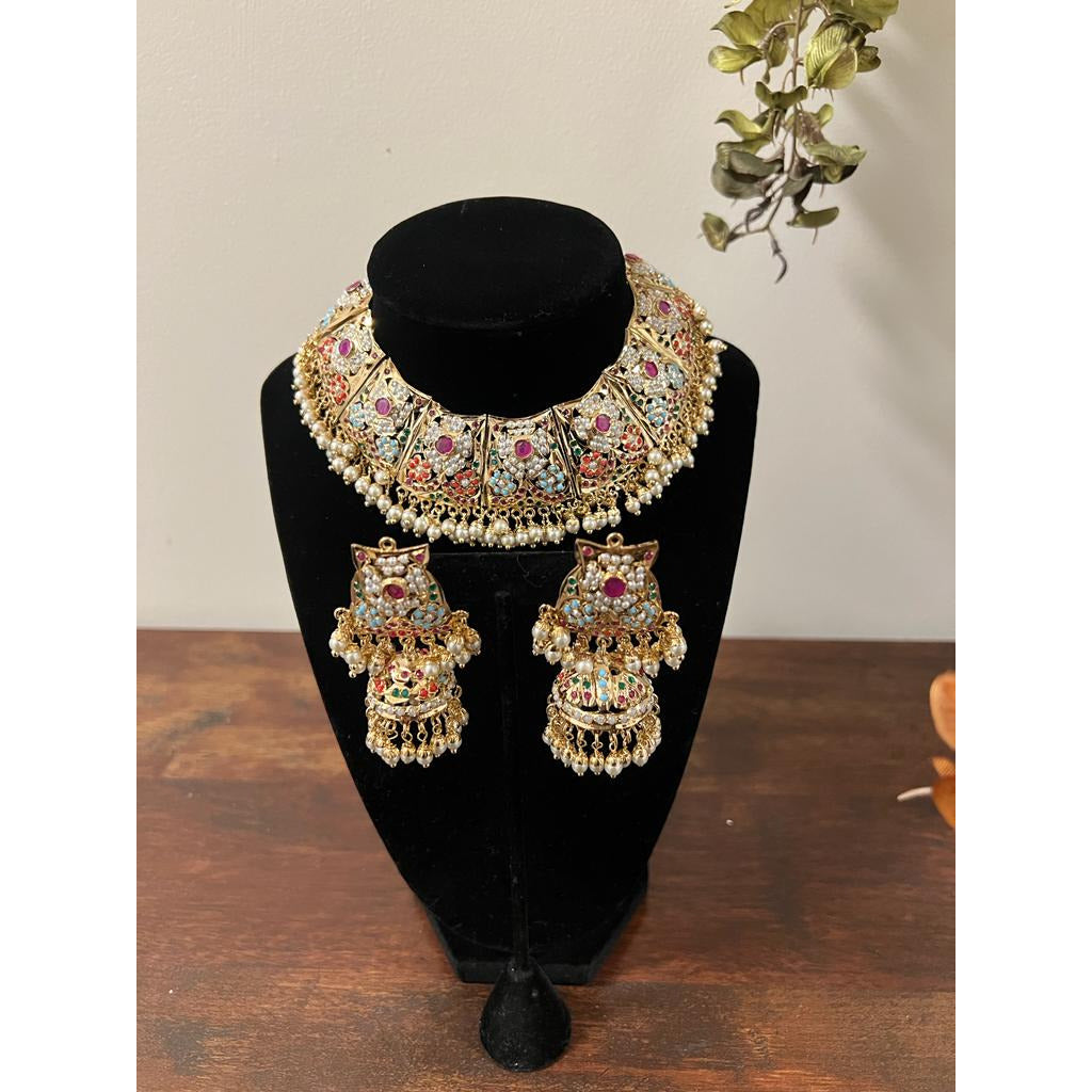 Maharani Meenakari Necklace