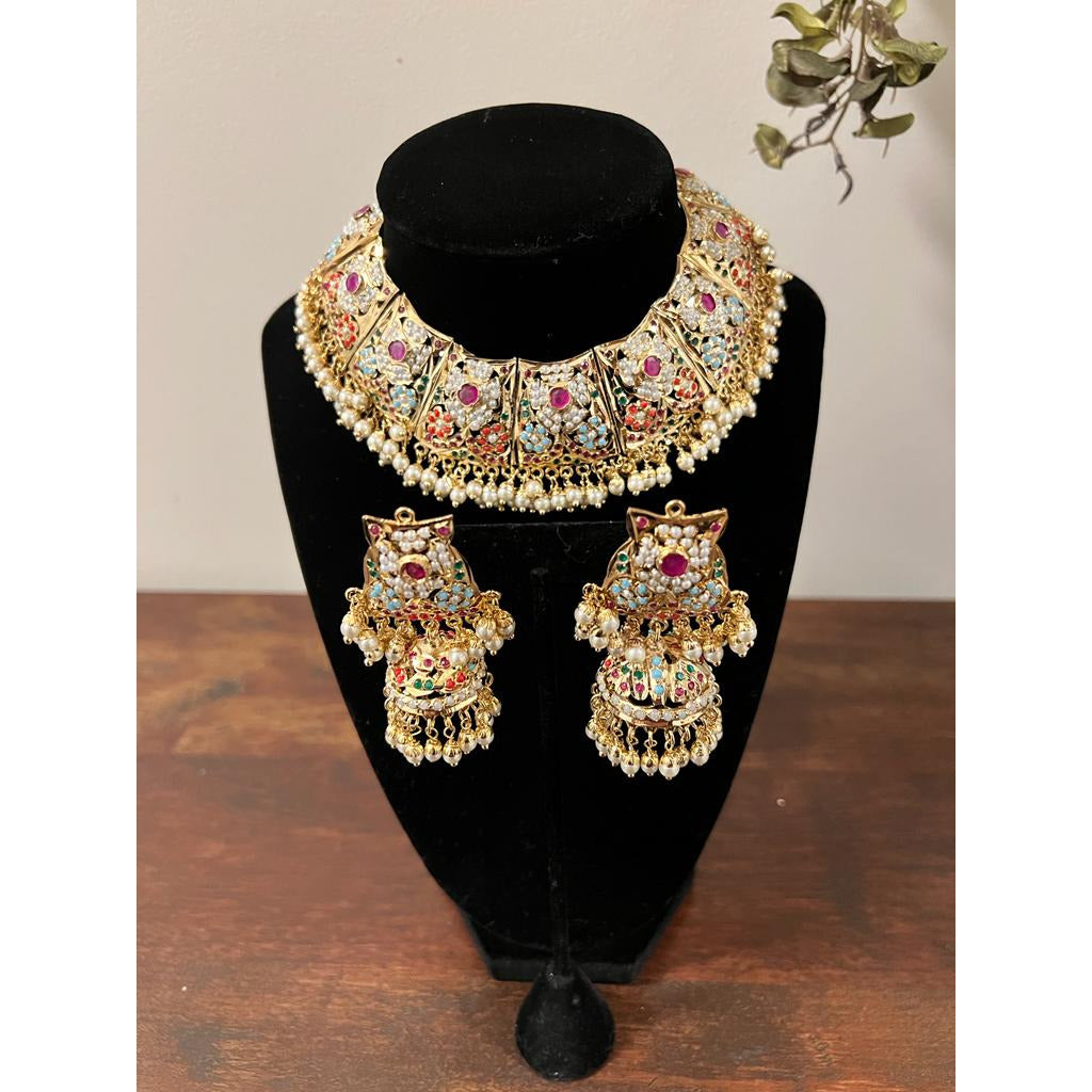 Maharani Meenakari Necklace