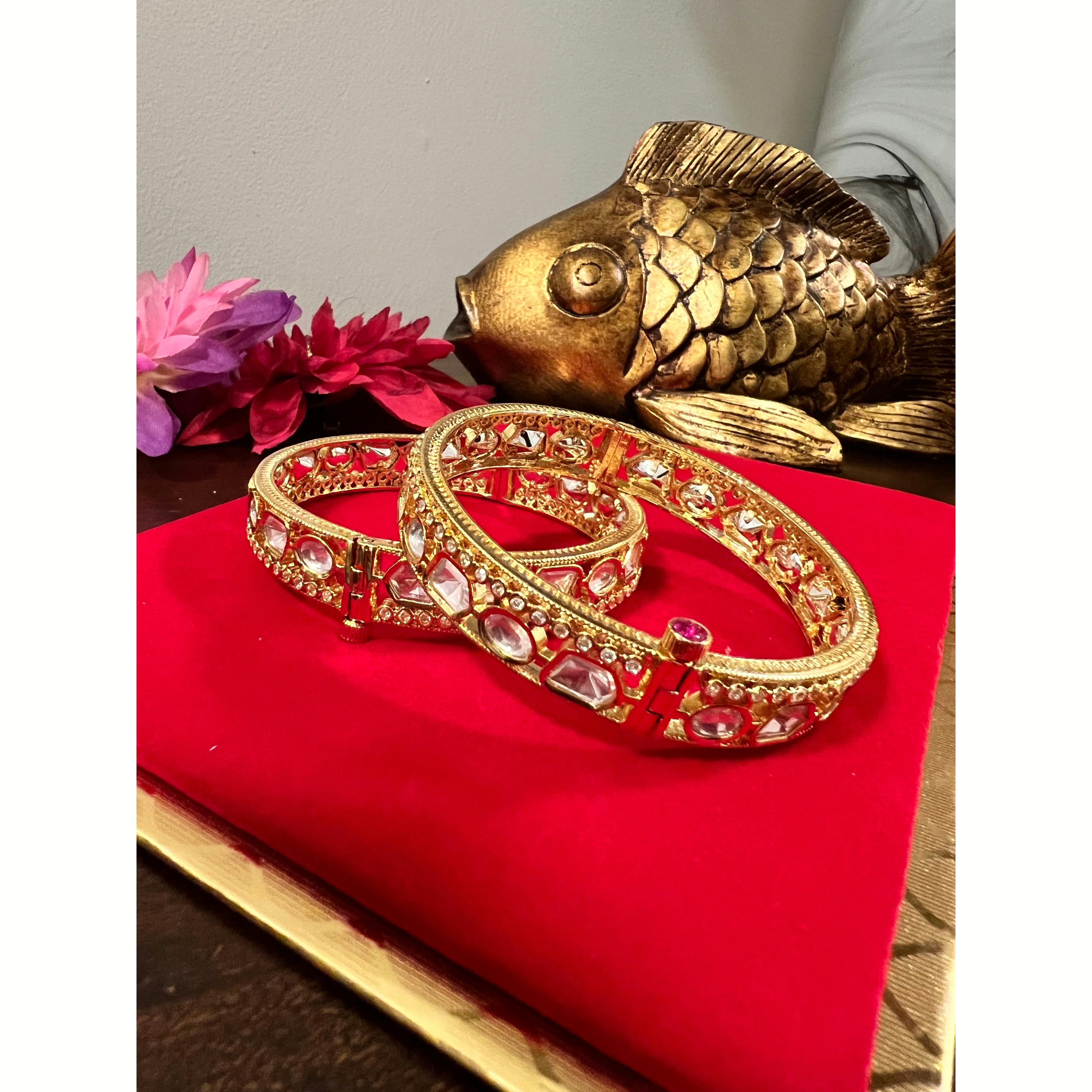 Heer Kundan Bangles