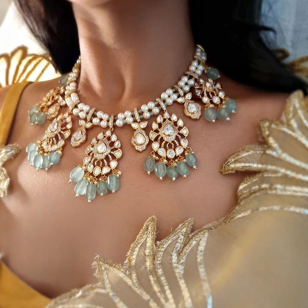 Rhea Meenakari Necklace Set